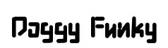 Doggy Funky original font preview
