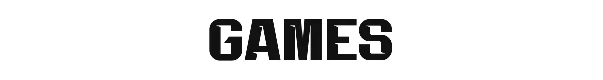 Games original font preview
