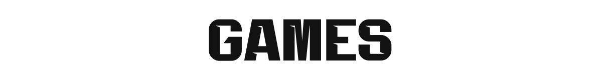Games font preview