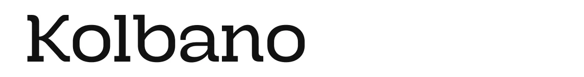 Kolbano original font preview