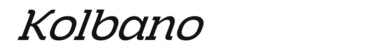 Kolbano Regularitalic preview
