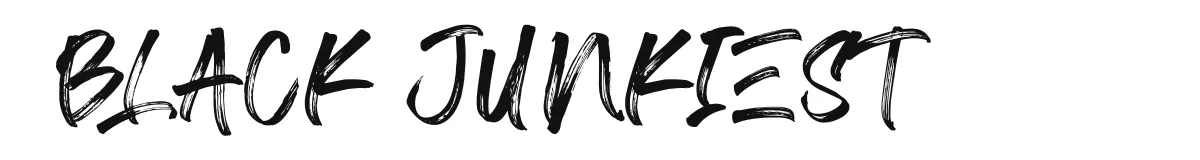 Black Junkiest font preview