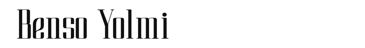 Benso Yolmi font preview