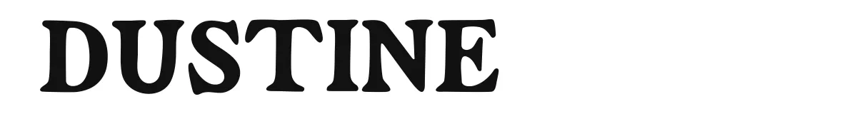 Dustine font preview