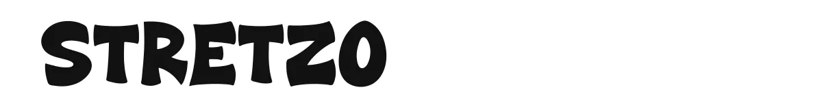 Stretzo original font preview