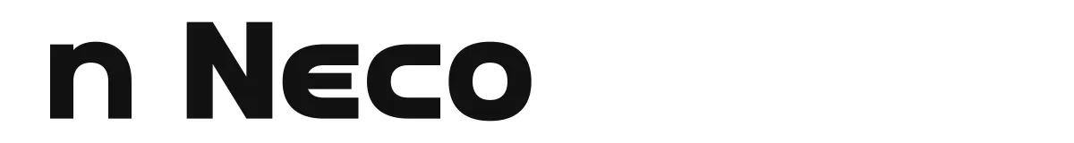 n Neco font preview