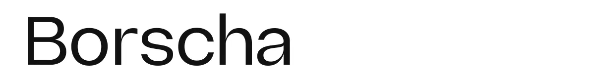 Borscha font preview