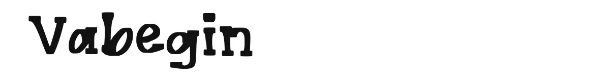 Vabegin font preview