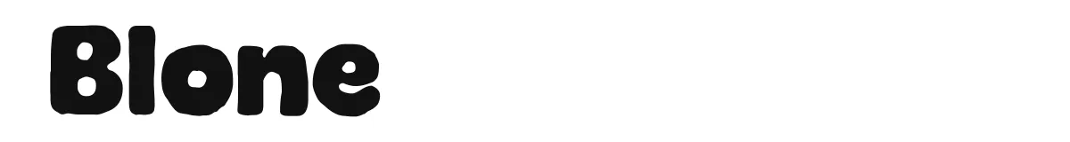 Blone original font preview