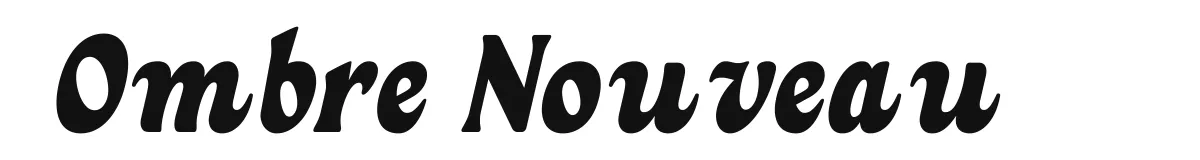 Ombre Nouveau Ombrenouveaudemo Bolditalic preview