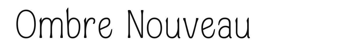 Ombre Nouveau Ombrenouveaudemo Thin preview