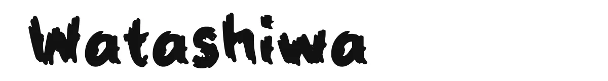 Watashiwa font preview