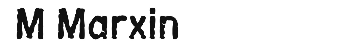 M Marxin font preview