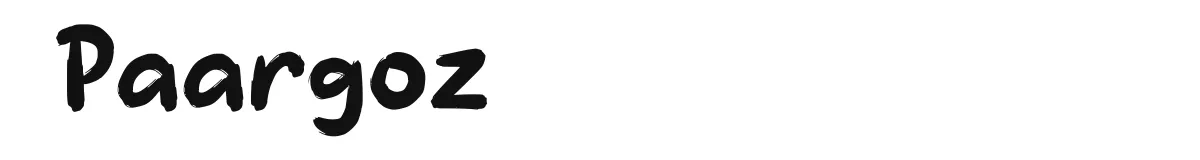 Paargoz original font preview