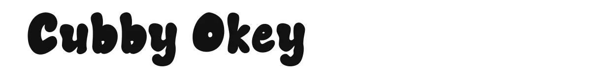 Cubby Okey font preview