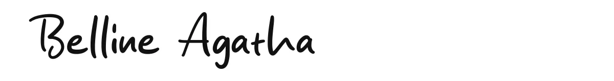 Belline Agatha font preview