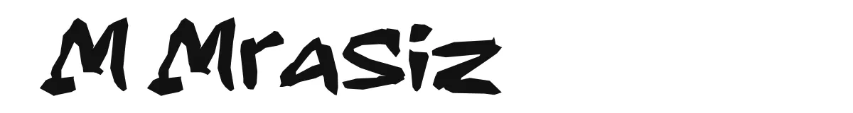 M Mrasiz font preview