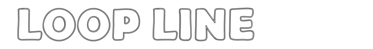 Loop Line original font preview