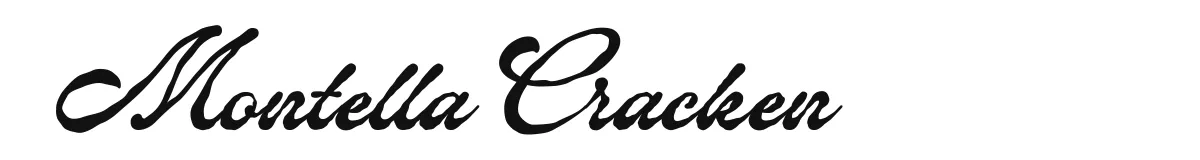 Montella Cracken font preview