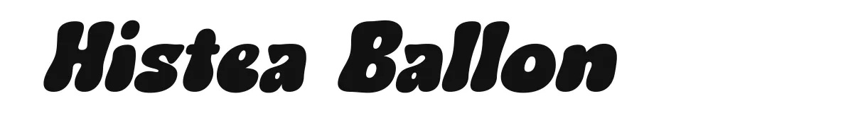 Histea Ballon Italic Demo Version preview