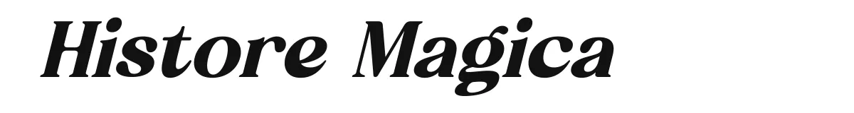 Histore Magica Histore Magical Italic Demo Version preview