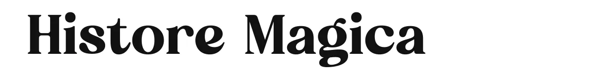 Histore Magica font preview