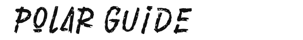 Polar Guide font preview
