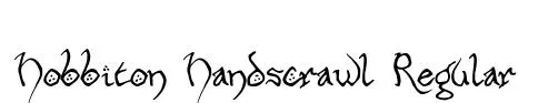 Hobbiton Handscrawl Regular