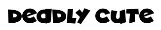 Deadly Cute original font preview