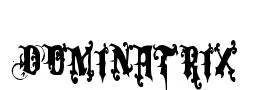 Dominatrix original font preview