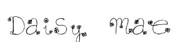 Daisy Mae original font preview