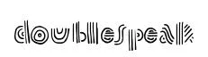 doublespeak original font preview