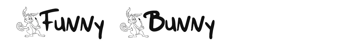 Funny Bunny original font preview