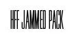 HFF Jammed Pack original font preview