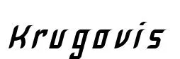Krugovis Italic preview