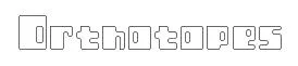 Orthotopes Ort Ho preview
