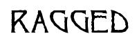 Ragged original font preview