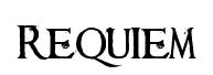 Requiem original font preview