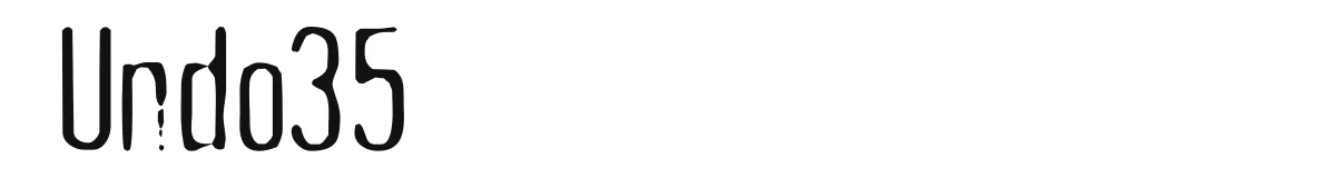Undo35 original font preview