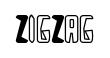 ZigZag original font preview