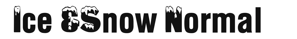 Ice &Snow Normal original font preview