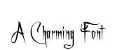 A Charming Font