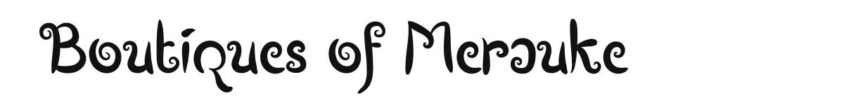 Boutiques of Merauke font preview
