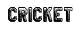 Cricket original font preview