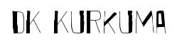 DK Kurkuma original font preview