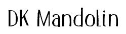 DK Mandolin original font preview