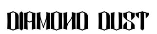 Diamond Dust original font preview