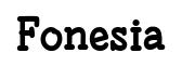 Fonesia Bold preview