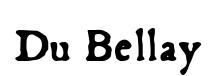 Du Bellay original font preview