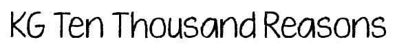 KG Ten Thousand Reasons Kgtenthousandreasonsalt preview